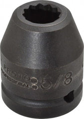Proto - 3/4" Drive 5/8" Standard Impact Socket - 12 Points, 1-7/8" OAL - Apex Tool & Supply