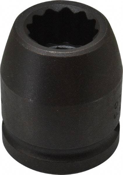 Proto - 3/4" Drive 13/16" Standard Impact Socket - 12 Points, 1-15/16" OAL - Apex Tool & Supply