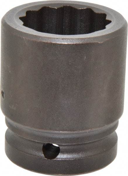 Proto - 3/4" Drive 1-3/16" Standard Impact Socket - 12 Points, 2-3/16" OAL - Apex Tool & Supply