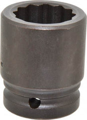 Proto - 3/4" Drive 1-3/16" Standard Impact Socket - 12 Points, 2-3/16" OAL - Apex Tool & Supply