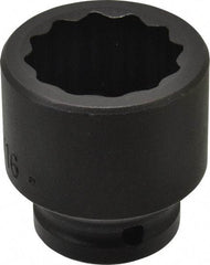Proto - 3/4" Drive 1-9/16" Standard Impact Socket - 12 Points, 2-7/16" OAL - Apex Tool & Supply