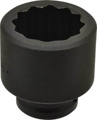 Proto - 3/4" Drive 1-11/16" Standard Impact Socket - 12 Points, 2-5/8" OAL - Apex Tool & Supply