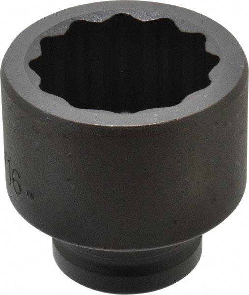 Proto - 3/4" Drive 1-13/16" Standard Impact Socket - 12 Points, 2-5/8" OAL - Apex Tool & Supply