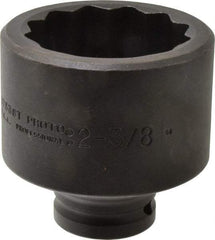 Proto - 3/4" Drive 2-3/8" Standard Impact Socket - 12 Points, 3-3/8" OAL - Apex Tool & Supply