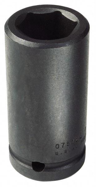 Proto - 3/4" Drive 9/16" Deep Impact Socket - 6 Points, 3-1/4" OAL - Apex Tool & Supply