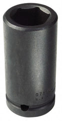Proto - 3/4" Drive 9/16" Deep Impact Socket - 6 Points, 3-1/4" OAL - Apex Tool & Supply