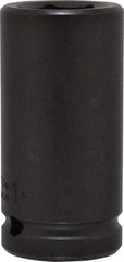 Proto - 3/4" Drive 1" Deep Impact Socket - 6 Points, 3-1/4" OAL - Apex Tool & Supply