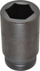 Proto - 3/4" Drive 1-1/4" Deep Impact Socket - 6 Points, 3-1/4" OAL - Apex Tool & Supply