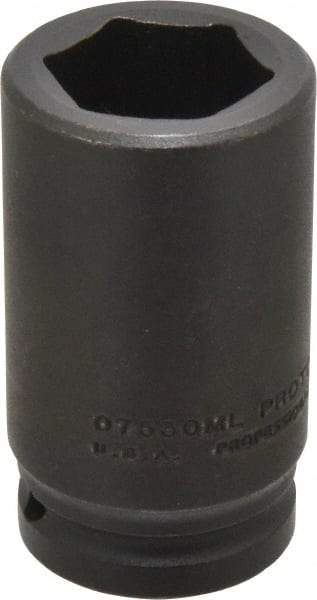 Proto - 3/4" Drive 30mm Deep Impact Socket - 6 Points, 3-1/4" OAL - Apex Tool & Supply