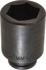 Proto - 3/4" Drive 41mm Deep Impact Socket - 6 Points, 3-1/2" OAL - Apex Tool & Supply