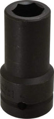 Proto - 1" Drive 1" Deep Impact Socket - 6 Points, 3-3/4" OAL - Apex Tool & Supply