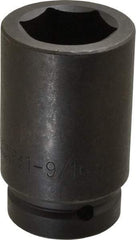 Proto - 1" Drive 1-9/16" Deep Impact Socket - 6 Points, 4" OAL - Apex Tool & Supply