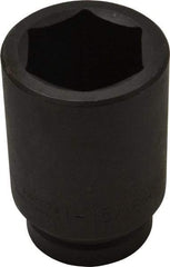 Proto - 1" Drive 1-15/16" Deep Impact Socket - 6 Points, 4-1/4" OAL - Apex Tool & Supply