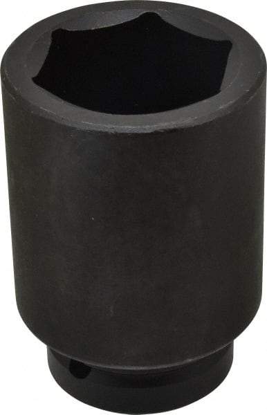 Proto - 1" Drive 2-1/8" Deep Impact Socket - 6 Points, 4-1/2" OAL - Apex Tool & Supply
