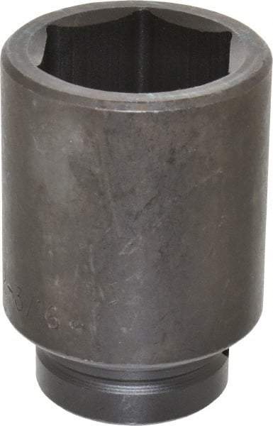 Proto - 1" Drive 2-3/16" Deep Impact Socket - 6 Points, 4-1/2" OAL - Apex Tool & Supply