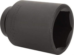 Proto - 1" Drive 2-3/4" Deep Impact Socket - 6 Points, 5" OAL - Apex Tool & Supply