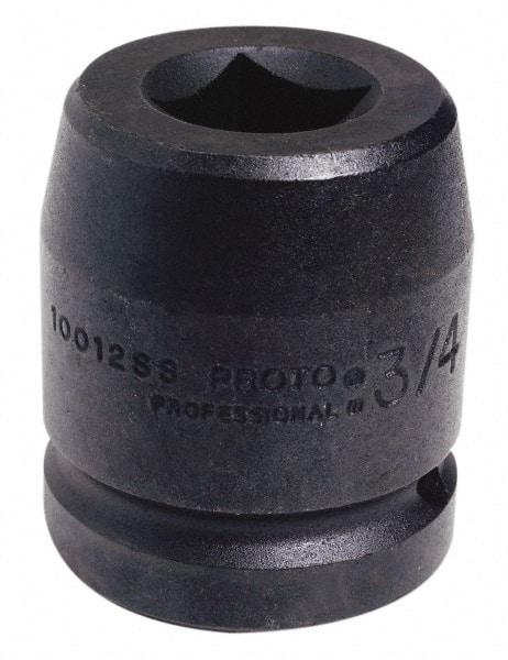 Proto - 1" Drive 54mm Impact Socket - 6 Points, 3" OAL - Apex Tool & Supply