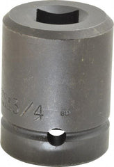 Proto - 1" Drive 3/4" Standard Impact Socket - 4 Points, 2-1/2" OAL - Apex Tool & Supply