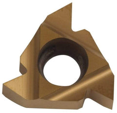 Hertel - 16IR Internal Right Hand 14 Whitworth Laydown Threading Insert - Grade HG330TR, TiAlN Coated Carbide - Apex Tool & Supply
