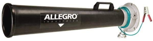 Allegro - 46 Inch Long, Plastic Venturi Style Pneumatic Blowers - 1 Inch NPT, 14.35 Inch Base Diameter, 15.37 Inch Face Diameter - Apex Tool & Supply