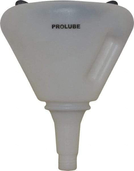 PRO-LUBE - 8" Diam, Spill Proof Funnel - Apex Tool & Supply