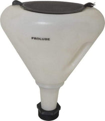PRO-LUBE - 9-1/2" Diam, Spill Proof Funnel - Apex Tool & Supply