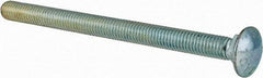 Value Collection - 7/16-14 UNC 6" Length Under Head, Standard Square Neck, Carriage Bolt - Grade 2 Steel, Zinc-Plated Finish - Apex Tool & Supply