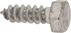 Value Collection - 5/16" Screw, 1" Length Under Head, Steel, Hex Head Lag Screw - Hot Dipped Galvanized, Grade 2 - Apex Tool & Supply