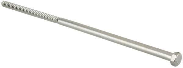 Value Collection - 1/2" Screw, 16" Length Under Head, Steel, Hex Head Lag Screw - Hot Dipped Galvanized, Grade 2 - Apex Tool & Supply