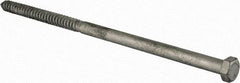 Value Collection - 5/8" Screw, 14" Length Under Head, Steel, Hex Head Lag Screw - Hot Dipped Galvanized, Grade 2 - Apex Tool & Supply