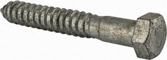 Value Collection - 3/4" Screw, 5" Length Under Head, Steel, Hex Head Lag Screw - Hot Dipped Galvanized, Grade 2 - Apex Tool & Supply