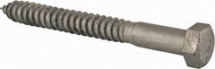 Value Collection - 3/4" Screw, 7" Length Under Head, Steel, Hex Head Lag Screw - Hot Dipped Galvanized, Grade 2 - Apex Tool & Supply