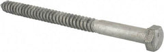 Value Collection - 3/4" Screw, 10" Length Under Head, Steel, Hex Head Lag Screw - Hot Dipped Galvanized, Grade 2 - Apex Tool & Supply