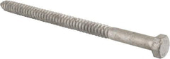 Value Collection - 3/4" Screw, 12" Length Under Head, Steel, Hex Head Lag Screw - Hot Dipped Galvanized, Grade 2 - Apex Tool & Supply