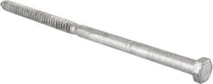Value Collection - 3/4" Screw, 16" Length Under Head, Steel, Hex Head Lag Screw - Hot Dipped Galvanized, Grade 2 - Apex Tool & Supply