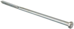 Value Collection - 5/8" Screw, 18" Length Under Head, Steel, Hex Head Lag Screw - Zinc Plated, Grade 2 - Apex Tool & Supply