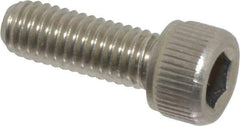 Value Collection - #10-32 UNF Hex Socket Drive, Socket Cap Screw - Grade 18-8 Stainless Steel, Uncoated, Fully Threaded, 9/16" Length Under Head - Apex Tool & Supply