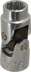 Proto - 7/16", 3/8" Drive, Standard Hand Socket - 12 Points, 1-3/4" OAL, Alloy Steel, Chrome Finish - Apex Tool & Supply