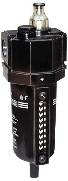 ARO/Ingersoll-Rand - 3/8" NPT, 250 Max psi Standard Modular Lubricator - Metal Bowl with Sight Glass, Aluminum Body, 85 CFM, 175°F Max Temp, 2.76" Long x 2.87" Wide x 7.17" High - Apex Tool & Supply