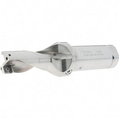 Iscar - 2" Max Drill Depth, 2xD, 1" Diam, Indexable Insert Drill - 2 Inserts, 1-1/4" Shank Diam, Straight Shank - Apex Tool & Supply