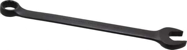 Proto - 1-1/8" 12 Point Combination Wrench - 15° Offset Angle, 15-7/8" OAL, Steel, Black Finish - Apex Tool & Supply