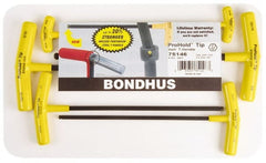 Bondhus - 6 Piece T-Handle Hex Key Set - Apex Tool & Supply