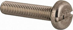 Value Collection - M8x1.25 Metric Coarse, 40mm Length Under Head Slotted Drive Machine Screw - Pan Head, Grade 18-8 & A2 Stainless Steel, Uncoated, Without Washer - Apex Tool & Supply