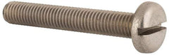 Value Collection - M10x1.50 Metric Coarse, 65mm Length Under Head Slotted Drive Machine Screw - Pan Head, Grade 18-8 & A2 Stainless Steel, Uncoated, Without Washer - Apex Tool & Supply