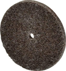 3M - 1-1/2" Diam, 1/8" Face Width, 1/8" Center Hole, Fine Grade, Aluminum Oxide Deburring Wheel - Unitized, Medium Density 5 Grade, 30,100 RPM - Apex Tool & Supply