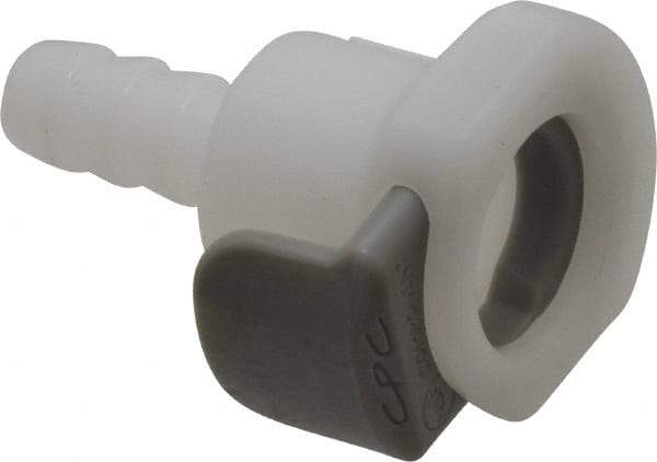 CPC Colder Products - Acetal Push-to-Connect Tube Female Connector - 125 Max psi, 1/4" Inside Diam, White - Apex Tool & Supply