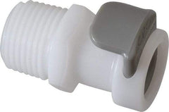 CPC Colder Products - 3/8" Outside Diam, 3/8 NPT, Acetal Push-to-Connect Tube Female Connector - 120 Max psi, White - Apex Tool & Supply