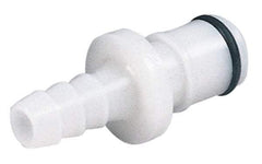 CPC Colder Products - Acetal Push-to-Connect Tube Male Connector - 120 Max psi, 1/4" Inside Diam, White - Apex Tool & Supply