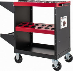 Huot - 48 Tool Capacity, 40 Taper Size ToolScoot CNC Tool Cart - Apex Tool & Supply