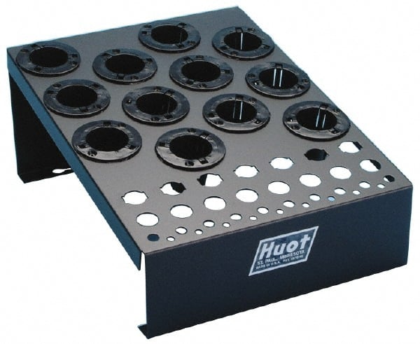 Huot - 12-1/2 Inches Width x 6-3/4 Inches Height NC Tool Holder and DA Collet Rack - Apex Tool & Supply